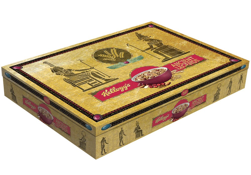 Kellogg's Ancient Legends European Press Release Box