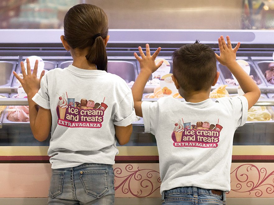 ICATE Kids Wearing T-Shirts